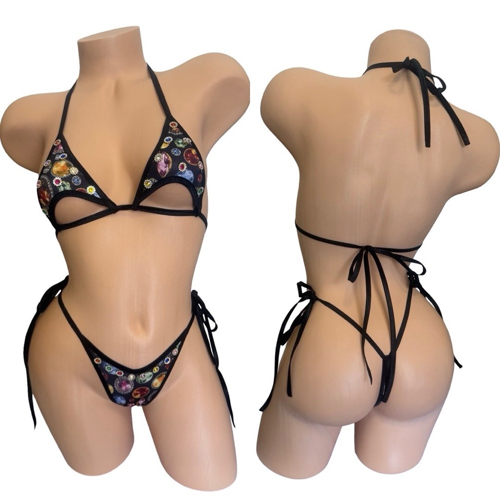 Black Bikini Swimwear Set